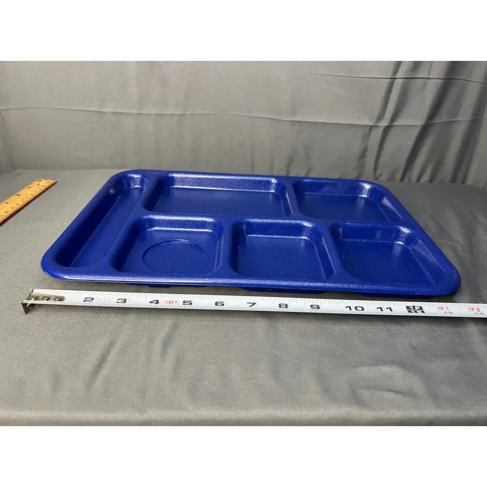 Set of 2 Cambro Blue Cafeteria Trays